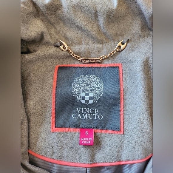 Womens Vince Camuto lightweight suede like jacket size Small - Picture 4 of 9